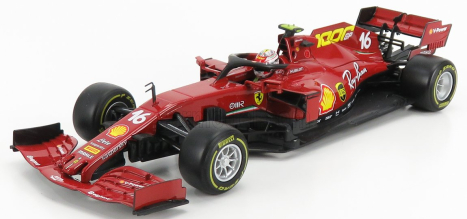 Bburago Ferrari F1  Sf1000 Team Scuderia Ferrari N 16 8th Toscana Gp Mugello 1000th Gp Ferrari F1 2020 C.leclerc 1:18 Mugello Red