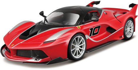 Bburago Ferrari FXX K 1:18 červená metalíza