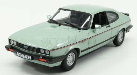 Bburago Ford england Capri Injection 1982 1:24 Světle Zelená Met