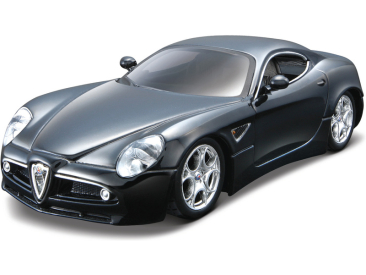 Bburago Kit Alfa 8C Competizione 1:32 černá metalíza