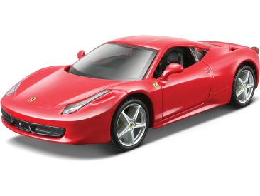 Bburago Kit Ferrari 458 Italia 1:32 červená