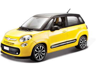 Bburago Kit Fiat 500L 1:24 žlutá