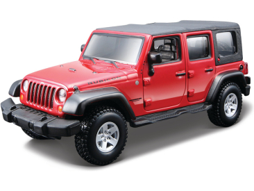 Bburago Kit Jeep Wrangler Unlimited Rubicon 1:32 červená