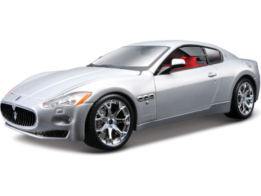Bburago Kit Maserati GranTurismo 2008 1:24 stříbrná