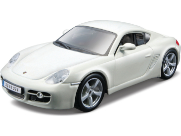Bburago Kit Porsche Cayman S 1:32 bílá