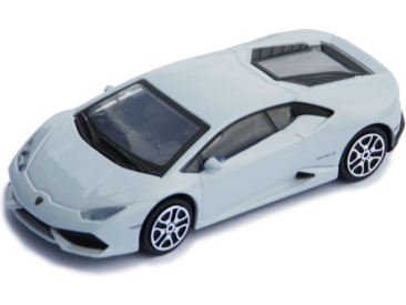 Bburago Lamborghini Huracán LP 610-4 1:43 světle šedá metalíza