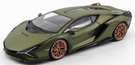 Bburago Lamborghini Sian Fkp 37 Hybrid 2020 1:18 Verde Gea - Zelená Met