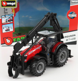 Bburago Massey ferguson 8740s Tractor Loader 2016 1:50 Red