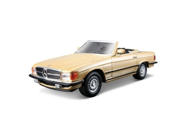 Bburago Mercedes-Benz 450 SL 1977 1:32 zlatá metalíza