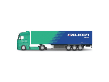 Bburago Mercedes Benz Actros Gigaspace 1:43 Falken Tires