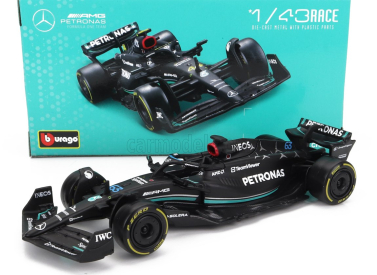 Bburago Mercedes gp F1 W14 Team Mercedes-amg Petronas F1 N 63 1:43, černá