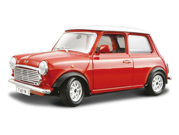 Bburago Mini Cooper 1969 1:24 červená