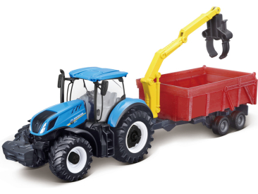 Bburago New Holland T7.315 s drapákem