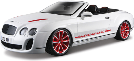 Bburago Plus Bentley Continental ISR 1:18 bílá