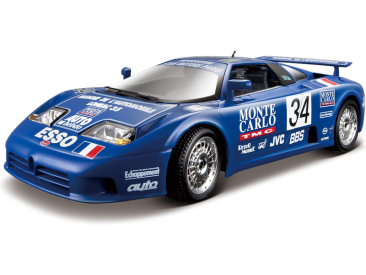 Bburago Plus Bugatti EB 110 Le Mans 1994 1:18 modrá