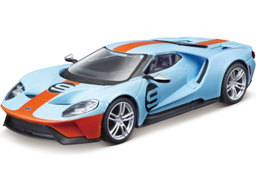 Bburago Plus Ford GT 2019 1:32 Heritage modrá