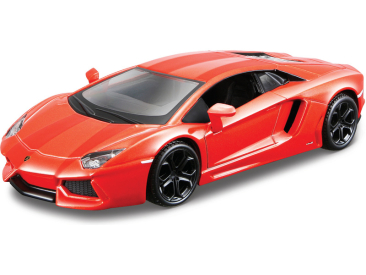 Bburago Plus Lamborghini Aventador Coupe 1:32 oranžová