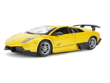 Bburago Plus Lamborghini Murciélago LP 670-4 SV 1:24 žlutá