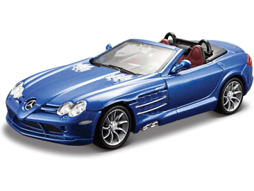 Bburago Plus Mercedes Benz SLR Mclaren Roadster 1:32 modrá