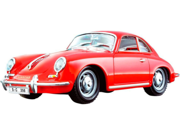 Bburago Porsche 356B Coupe 1961 1:24 červená