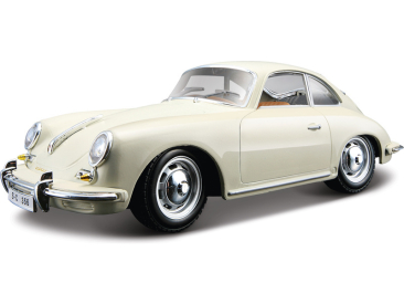 Bburago Porsche 356B Coupe 1961 1:24 krémová