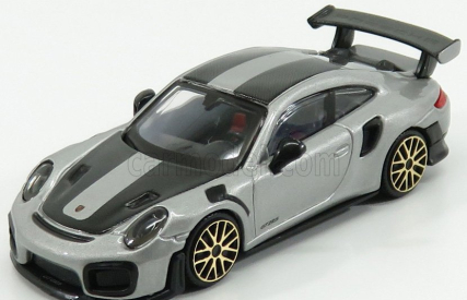 Bburago Porsche 911 991-2 Gt2 Rs Coupe 2018 1:43 Stříbrná Černá