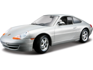 Bburago Porsche 911 Carrera 1:24 stříbrná