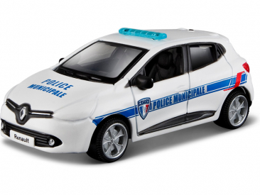 Bburago Renault Clio Police 1:64 bílá