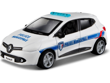 Bburago Renault Clio Police 1:64 bílá