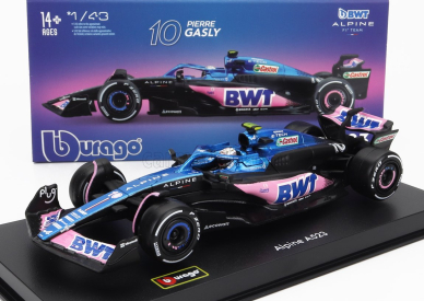 Bburago Renault F1 A523 Team Bwt Alpine F1 N 10 1:43, modrá