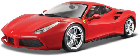 Bburago Signature Ferrari 488 GTB 1:43 červená