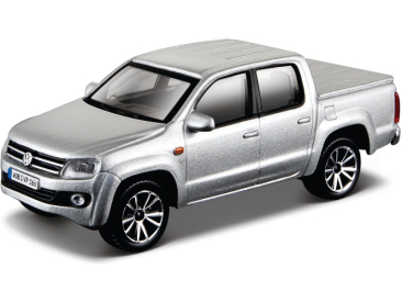 Bburago Volkswagen Amarok 1:43 stříbrná