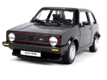 Bburago Volkswagen Golf MK1 GTI 1:24 černá