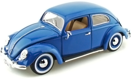 Bburago Volkswagen Käfer-Beetle 1955 1:18 modrá