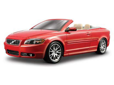 Bburago Volvo C70 Coupe 1:24 červená