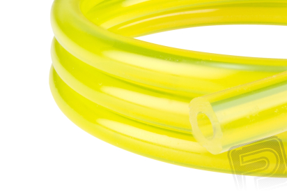Benzínová hadička, žlutá 3 x 6 mm (1 metr)