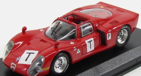 Best-model Alfa romeo 33.2 Le Mans Test 1968 Bianchi - Zeccoli - Grosselin - Trosch 1:43 Red