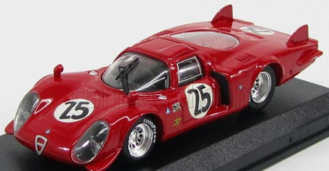 Best-model Alfa romeo 33.2 Lm N 25 Daytona 1969 Dibos - Chappuis - Calabattisti 1:43 Red