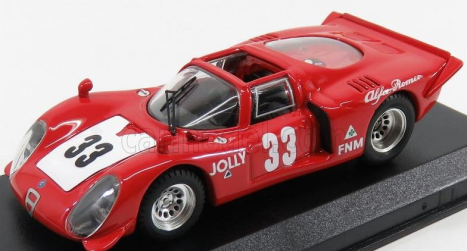 Best-model Alfa romeo 33.2 N 33 Winner 3h Rio De Janeiro 1969 C.pace 1:43 Červená Bílá