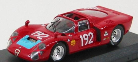 Best-model Alfa romeo 33.2 Sp N 192 Targa Florio 1968 Bianchi Casoni 1:43 Red