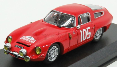 Best-model Alfa romeo Tz1 N 105 2nd Rally Tour De Corse 1964 Rolland - G.augias 1:43 Red