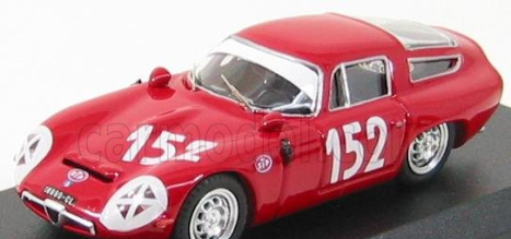 Best-model Alfa romeo Tz1 N 152 Targa Florio 1970 Giugno - Sutera 1:43 Red