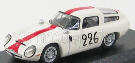 Best-model Alfa romeo Tz1 N 226 Mont Ventoux 1964 Ramu - Caccia 1:43 Bílá Červená