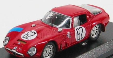 Best-model Alfa romeo Tz2 N 62 Sebring 1966 Bianchi - Consten 1:43 Red