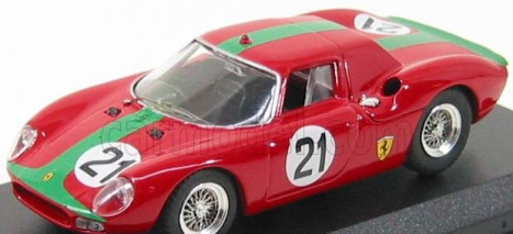 Best-model Ferrari 250 Lm Monza 1966 N 21 De Siebenthal 1:43 Red