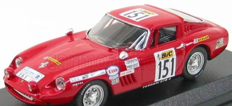 Best-model Ferrari 275 Gtb4 Coupe N 151 Tour De France 1970 A.corentin - B.prevost 1:43 Red