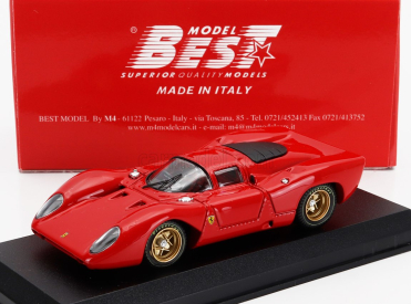 Best-model Ferrari 312p 3.0l V12 Coupe Prova 1969 1:43 Red