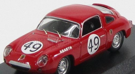 Best-model Fiat Abarth 850s Coupe Team Abarth Cie N 49 24h Le Mans 1960 Spychier - Feret 1:43 Red