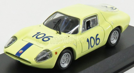 Best-model Fiat Abarth Ot1300 N 106 Targa Florio 1968 Virgilio - Panepinto 1:43 Žlutá