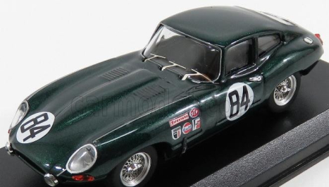 Best-model Jaguar E-type Coupe N 84 12h Sebring 1968 Rodgers - Robson 1:43 Zelená